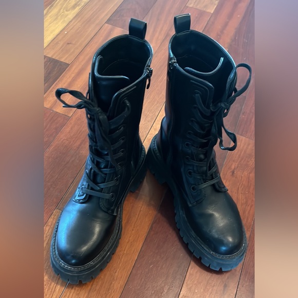 Steven madden vegan combat boots EU37 Bristal boots - Picture 3 of 6